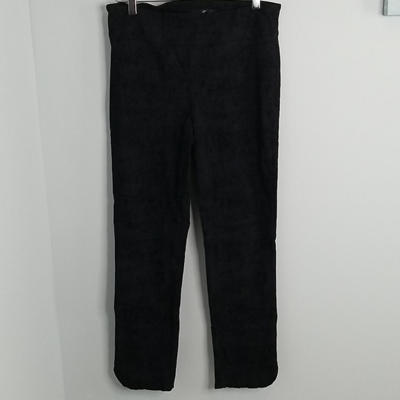 UP! Slimming Tummy Control Black & Gray Camo leggings /pants Curved Hem 12 - Picture 5 of 12